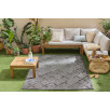 Tapis d'intérieur et d'extérieur motifs losange noir 120 X 160 cm Tapis d'intérieur et d'extérieur motifs losange noir 120 X 160 cm