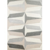 Tapis doux graphiques gris ivoire et beige Karena 160 X 230 cm