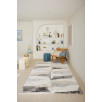 Tapis doux graphiques gris ivoire et beige Karena 200 X 290 cm Tapis doux graphiques gris ivoire et beige Karena 200 X 290 cm