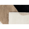 Tapis doux géométrique beige gris et noir 120 X 160 cm Tapis doux géométrique beige gris et noir 120 X 160 cm