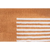 Tapis de salon à poils ras motif demi-cercle orange 160 X 230 cm Tapis de salon à poils ras motif demi-cercle orange 160 X 230 cm