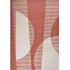 Tapis de salon à poils ras motif abstrait rouge 120 X 160 cm Tapis de salon à poils ras motif abstrait rouge 120 X 160 cm