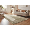 Tapis de salon à poils ras motif abstrait vert 160 X 230 cm Tapis de salon à poils ras motif abstrait vert 160 X 230 cm
