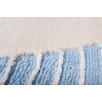 Tapis de salon à poils ras motif abstrait bleu 160 X 230 cm Tapis de salon à poils ras motif abstrait bleu 160 X 230 cm