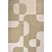 Tapis de salon à poils ras motif graphique vert 160 X 230 cm Tapis de salon à poils ras motif graphique vert 160 X 230 cm