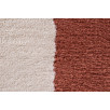 Tapis de salon à poils ras motif vague brun 120 X 160 cm
