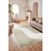 Tapis de salon à poils ras motif vert 120 X 160 cm