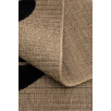 Tapis motif visage Palma noir 200 X 290 cm
