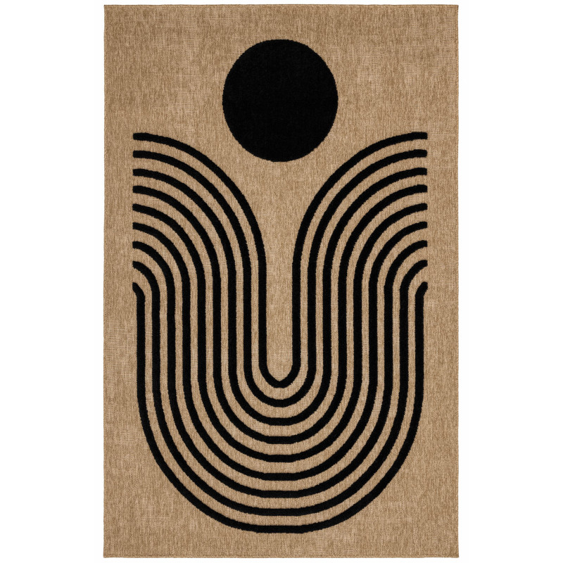 Tapis Palma noir 200 X 290 cm