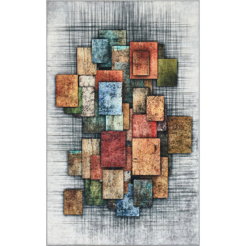 Tapis STAMPA 2116 gris 80 X 150 cm