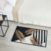 Tapis de salon plume noir et blanc 160 X 230 cm Tapis de salon plume noir et blanc 160 X 230 cm