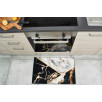 Tapis de salon effet marbre noir 120 X 160 cm Tapis de salon effet marbre noir 120 X 160 cm