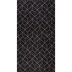 Tapis de salon motif moderne noir 120 X 160 cm