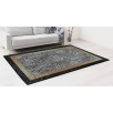 Tapis de salon motif moderne noir 80 X 150 cm Tapis de salon motif moderne noir 80 X 150 cm