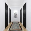 Tapis de salon motif moderne noir 160 X 230 cm