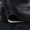 Tapis de salon courbe noir 80 X 150 cm Tapis de salon courbe noir 80 X 150 cm