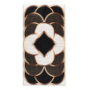 Tapis de salon moderne marron 120 X 160 cm Tapis de salon moderne marron 120 X 160 cm