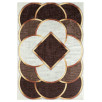 Tapis de salon moderne marron 120 X 160 cm Tapis de salon moderne marron 120 X 160 cm