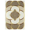 Tapis de salon moderne crème 120 X 160 cm Tapis de salon moderne crème 120 X 160 cm