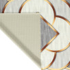Tapis de salon moderne gris 70 X 180 cm Tapis de salon moderne gris 70 X 180 cm