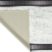 Tapis de salon à motifs gris foncé 80 X 150 cm Tapis de salon à motifs gris foncé 80 X 150 cm