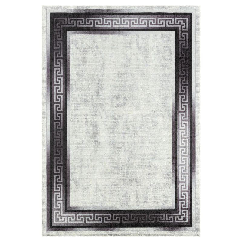 Tapis de salon à motifs gris foncé 70 X 180 cm