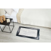Tapis de salon à motifs gris foncé 120 X 160 cm