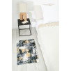 Tapis de salon motif géométrique gris 70 X 180 cm