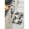 Tapis de salon motif géométrique gris 160 X 230 cm