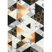 Tapis de salon à forme géométrique doré 70 X 180 cm Tapis de salon à forme géométrique doré 70 X 180 cm