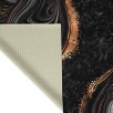 Tapis de salon à motifs noir 70 X 180 cm Tapis de salon à motifs noir 70 X 180 cm