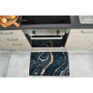 Tapis de salon à motifs noir 160 X 230 cm