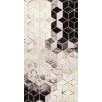 Tapis de salon motif moderne gris 70 X 180 cm Tapis de salon motif moderne gris 70 X 180 cm