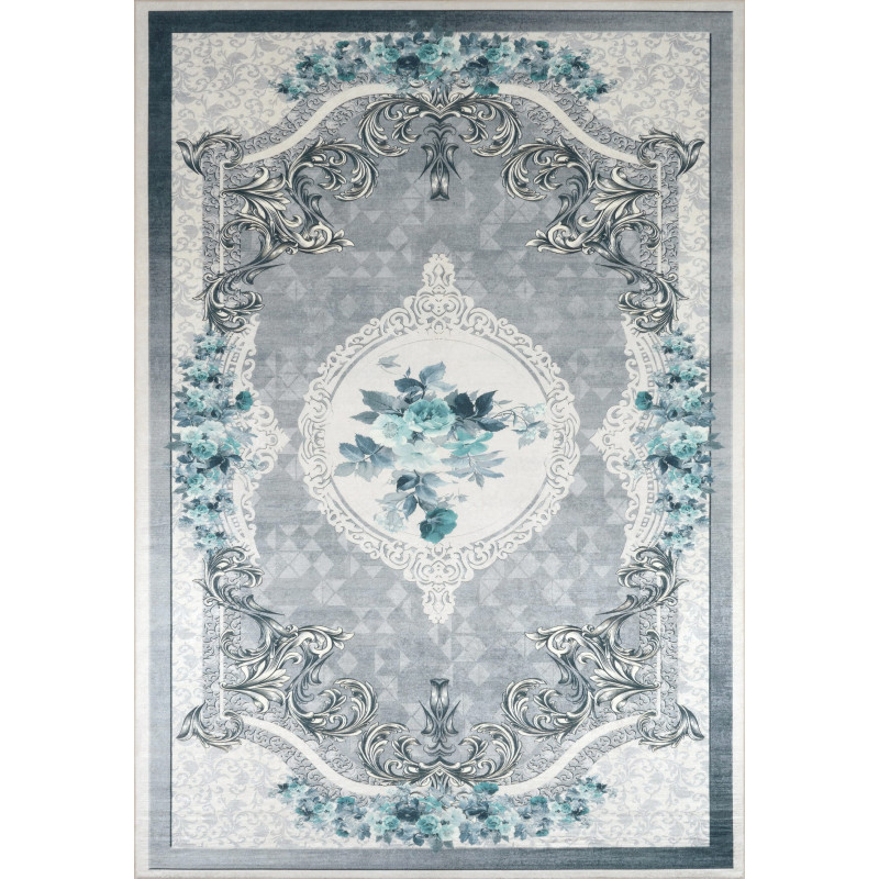 Tapis STAMPA 2010 bleu 80 X 150 cm