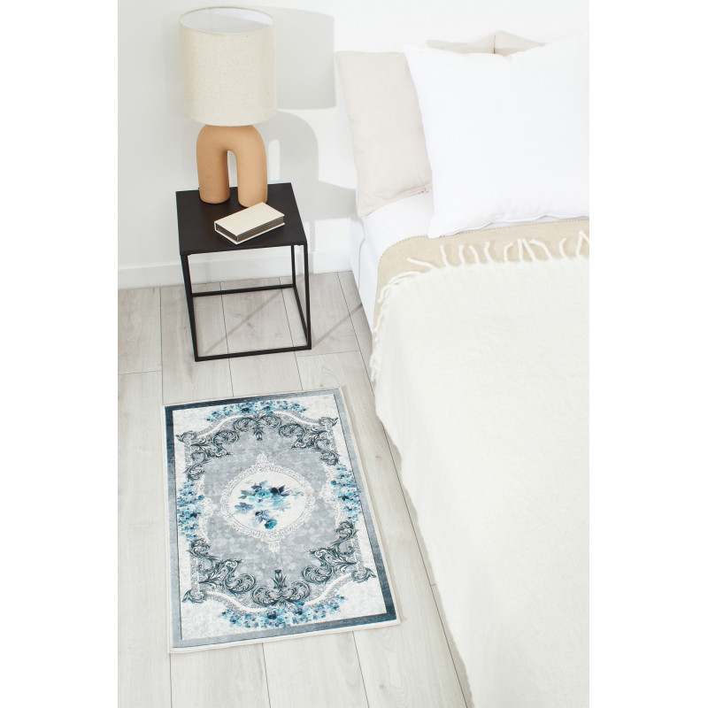 Tapis STAMPA 2010 bleu 120 X 160 cm