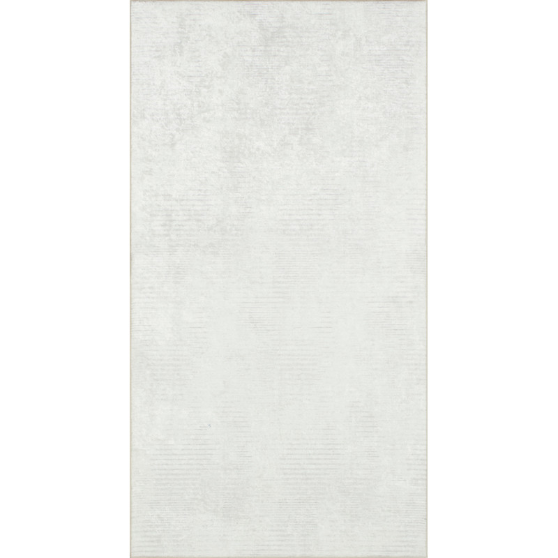 Tapis de salon lavable en machine motif uni crème 120 X 160 cm