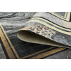 Tapis d'intérieur motif marbre gris 80 X 150 cm