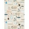 Tapis Stampa crème 80 X 150 cm Tapis Stampa crème 80 X 150 cm