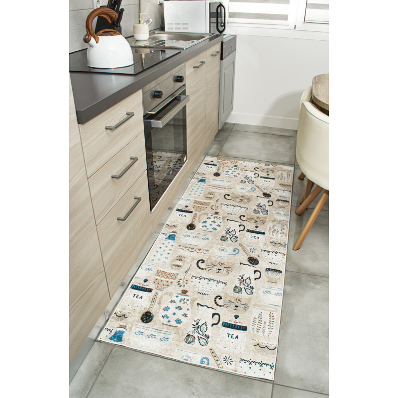 Tapis Stampa crème 70 X 180 cm