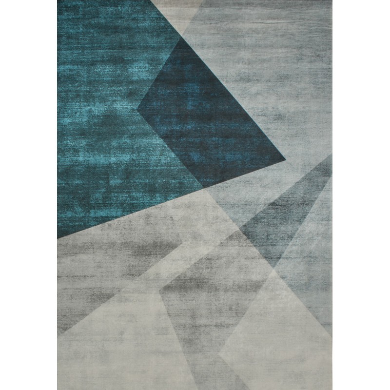 Tapis Stampa bleu 120 X 160 cm