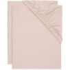 Drap-housse Jersey 60x120cm - Wild Rose - 2 Unités Drap-housse Jersey 60x120cm - Wild Rose - 2 Unités
