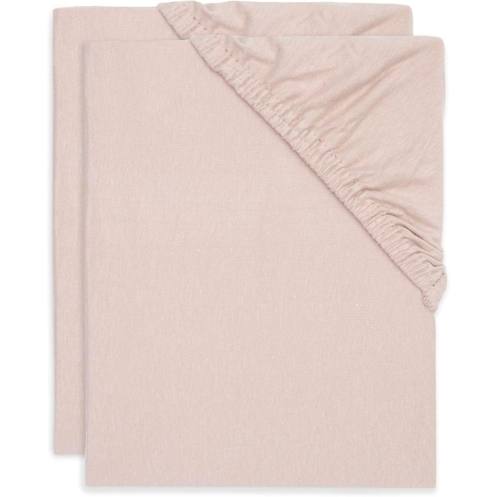 Drap-housse Jersey 60x120cm - Wild Rose - 2 Unités