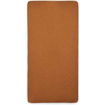Drap-housse Jersey 60x120cm - Caramel/Biscuit - 2 Unités