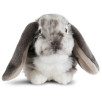 Peluche Lapin bélier gris