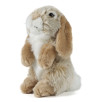 Peluche Lapin brun assis