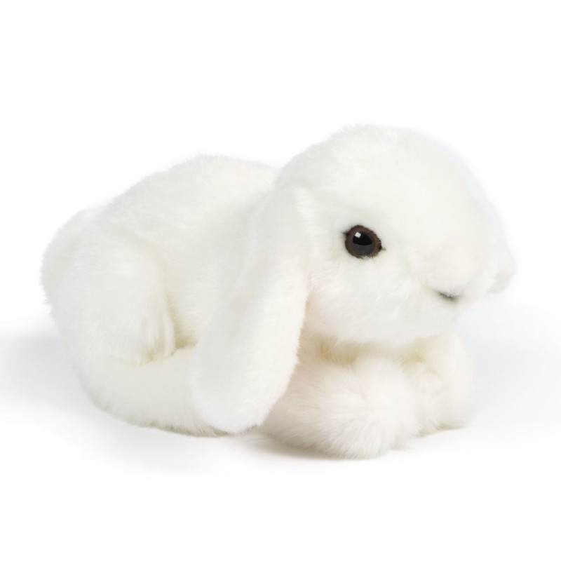 Peluche Lapin bélier blanc
