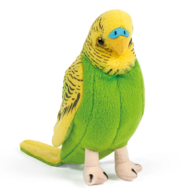 Peluche Perruche jaune sonore