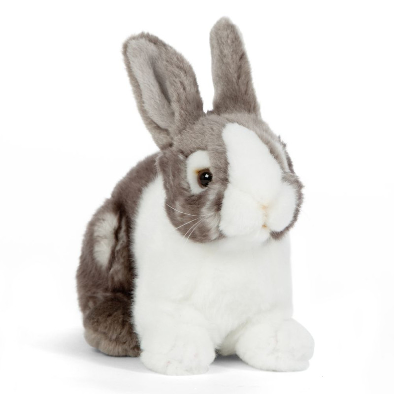 Peluche Lapin de compagnie gris