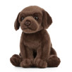Peluche Labrador brun 18 cm Peluche Labrador brun 18 cm