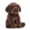 Peluche Labrador brun 18 cm Peluche Labrador brun 18 cm